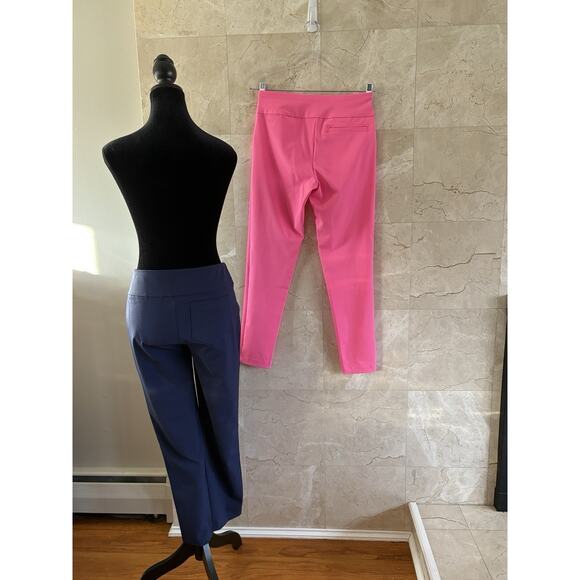 Lilly Pulitzer Luxletic 28" Corso Pants Bundle - 4, Navy / Pink, Preppy Resort - Picture 6 of 11